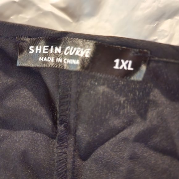 SHEIN Women's Floral Design Lantern Sleeve Ruffle Hem Dress NWOT - Picture 10 of 11